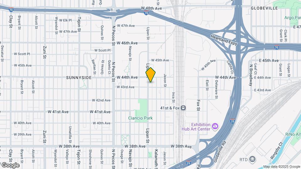 4304 Lipan St Map and Location Details