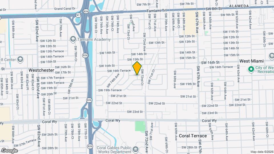 1720 SW 73rd Ave Map and Location Details