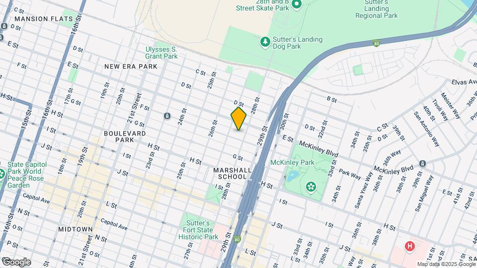 2721 F St Map and Location Details