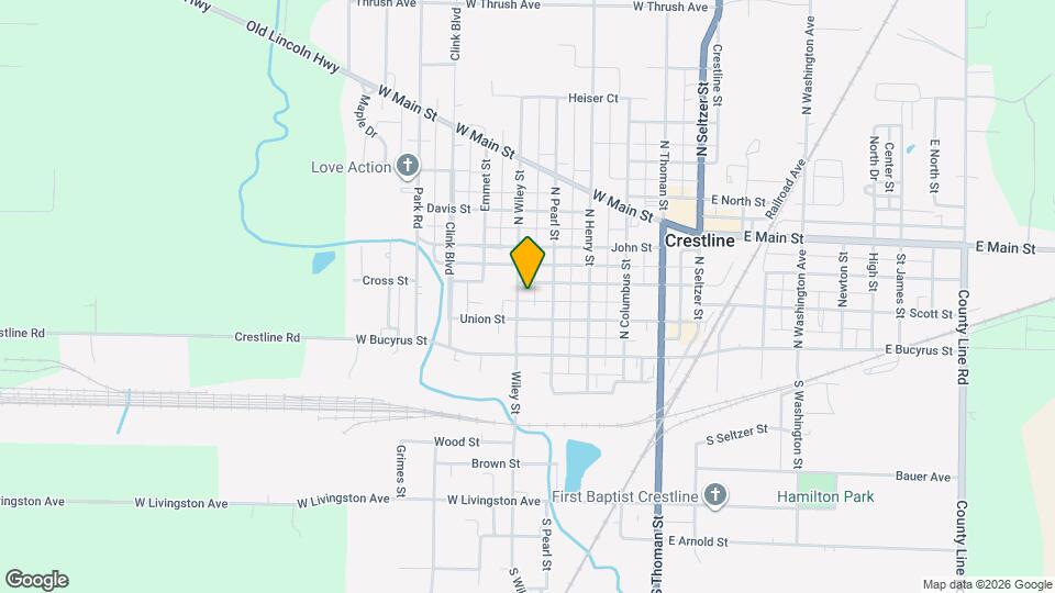 215 N Wiley St Map and Location Details