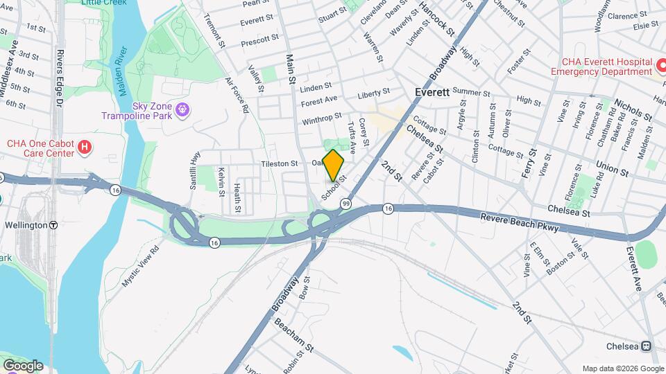 44 School St Mapa y Detalles de la Ubicación