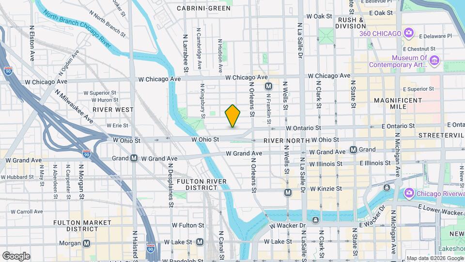 798 N Hudson Ave Map and Location Details