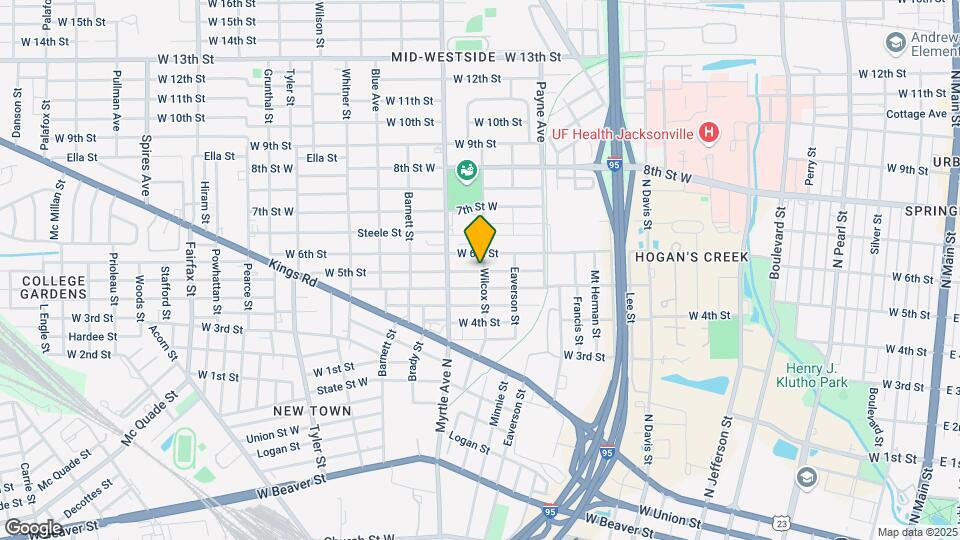 1235 W 5th St Mapa y Detalles de la Ubicación