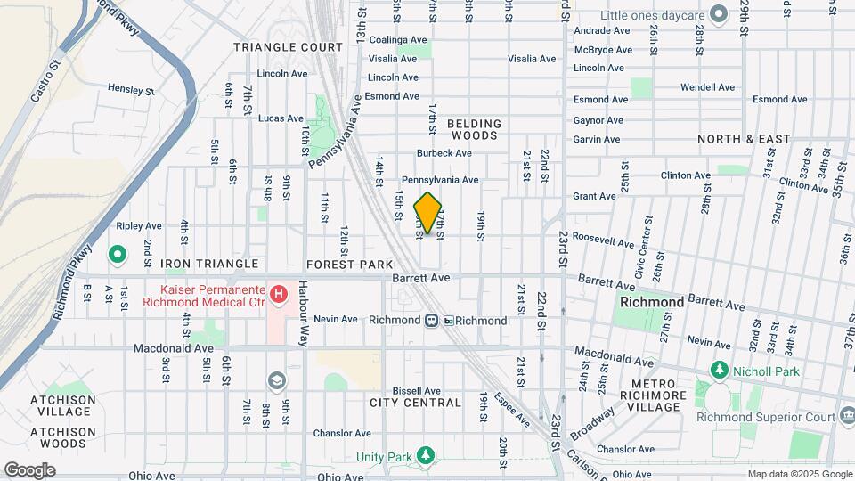 1610-1614 Roosevelt Ave Mapa y Detalles de la Ubicación