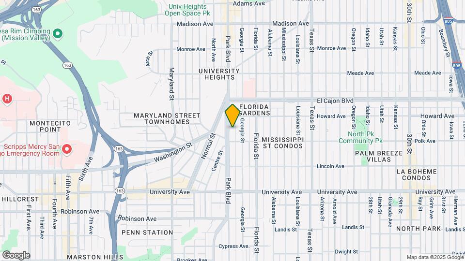 4139-4143 Park Blvd Mapa y Detalles de la Ubicación