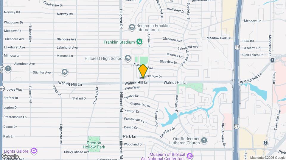 7078 Briarmeadow Dr Map and Location Details