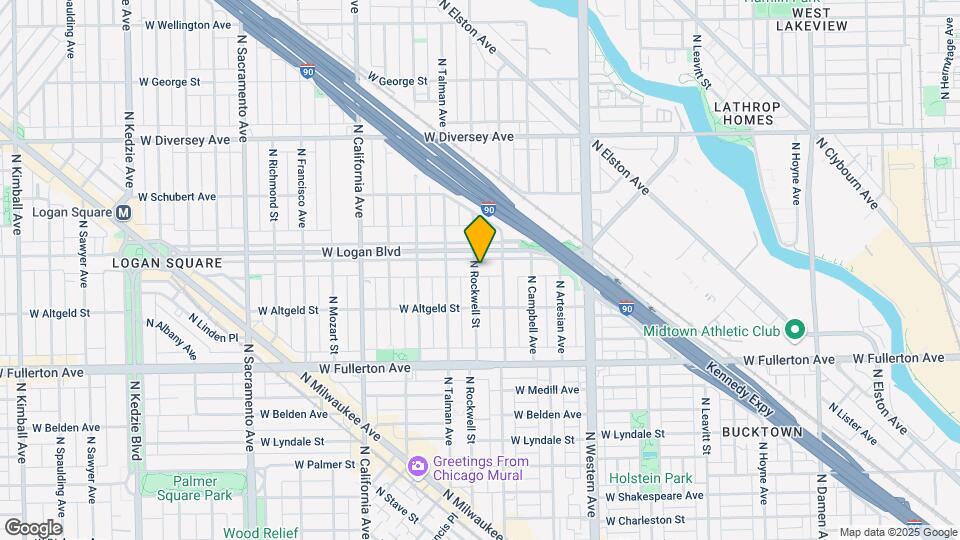 2555 W Logan Blvd Mapa y Detalles de la Ubicación