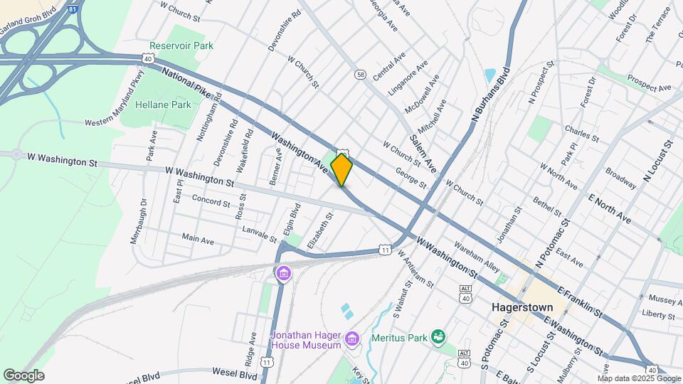 631 Washington Ave Mapa y Detalles de la Ubicación