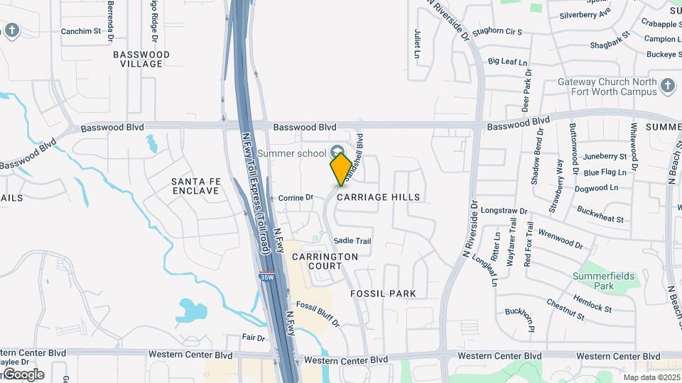 7129 Derbyshire Dr Map and Location Details