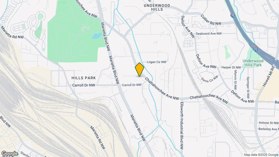 1398 Woodmont Ln NW Map and Location Details