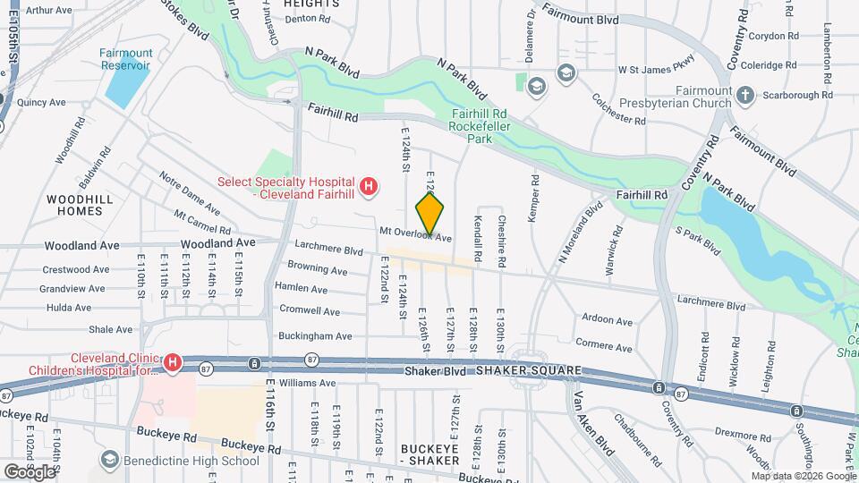 12514 Mount Overlook Ave Map and Location Details