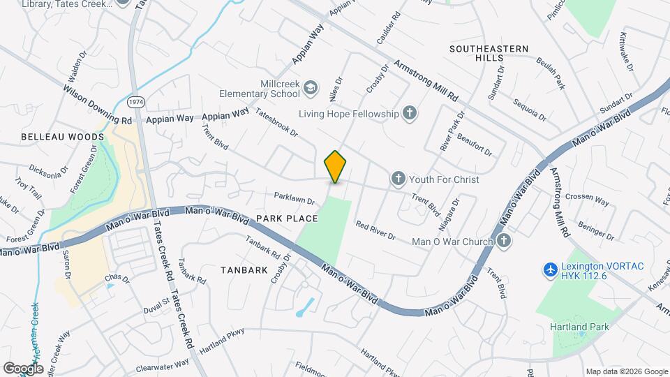 3728 Crosby Dr Map and Location Details