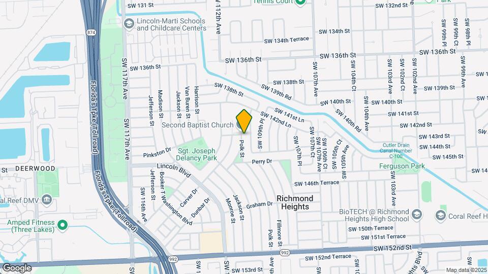 14221 Polk St Map and Location Details