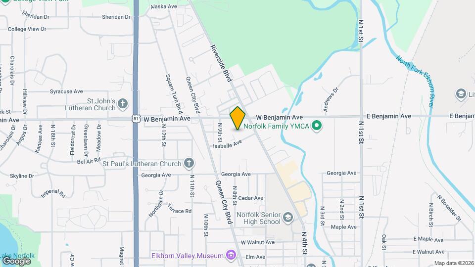 1204 Isabelle Cir Map and Location Details