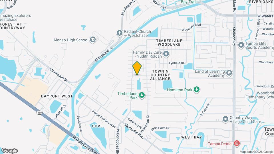 10202 Bonnie Bay Ct Map and Location Details