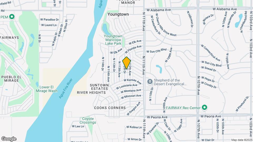 11375 N 112th Dr Map and Location Details