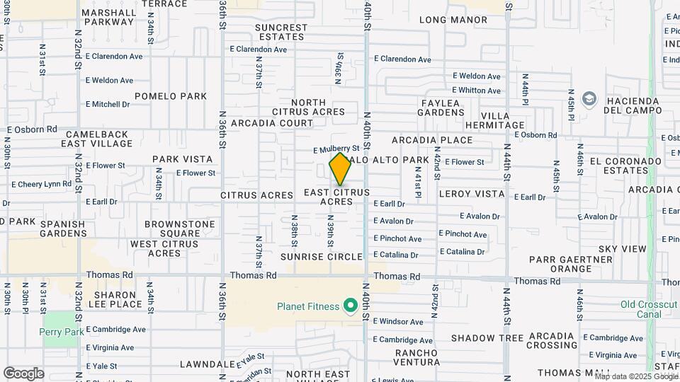 3109 N 39th St Mapa y Detalles de la Ubicación