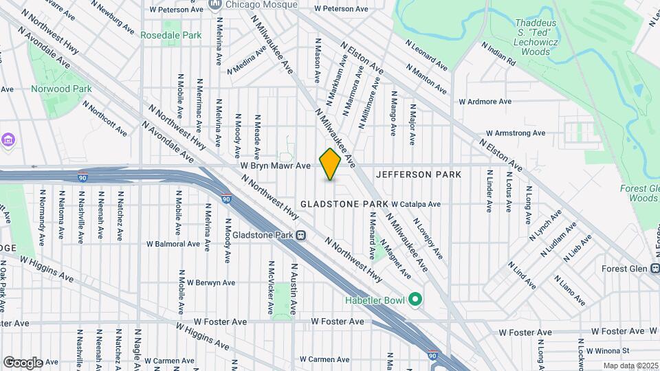 5526 N Marmora Ave Map and Location Details