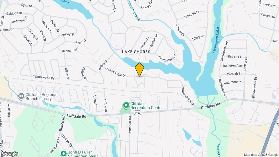 5831 Waters Edge Dr Map and Location Details