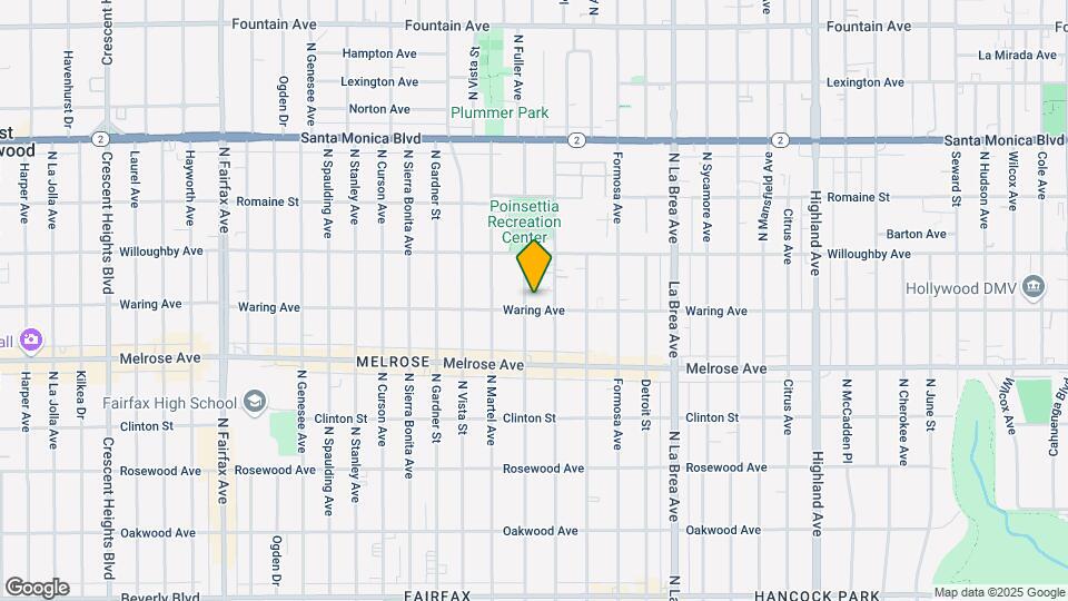 806 N Fuller Ave Map and Location Details