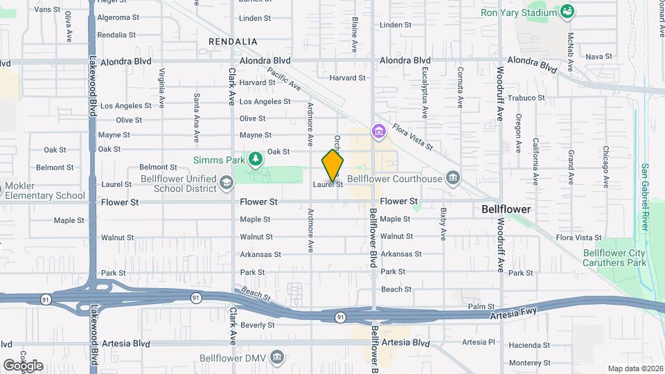 16703 Orchard Ave Mapa y Detalles de la Ubicación