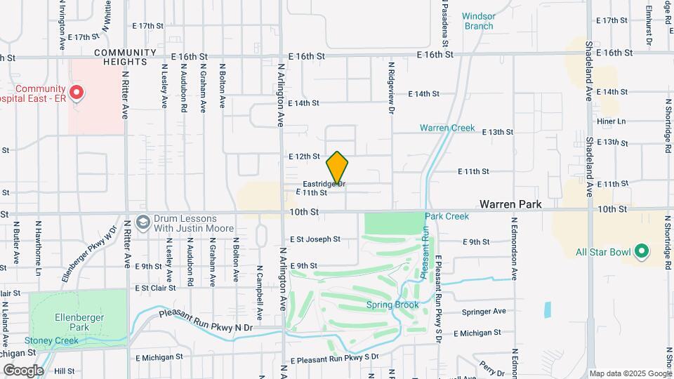 6128 E 11th St Map and Location Details