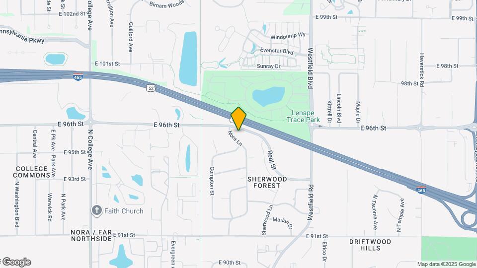 9537 Nora Ln Map and Location Details