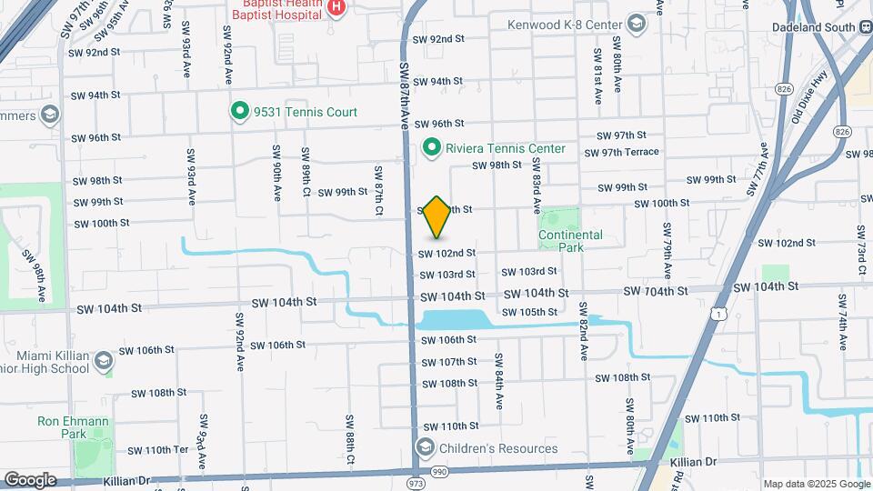 8551 SW 102nd St Map and Location Details