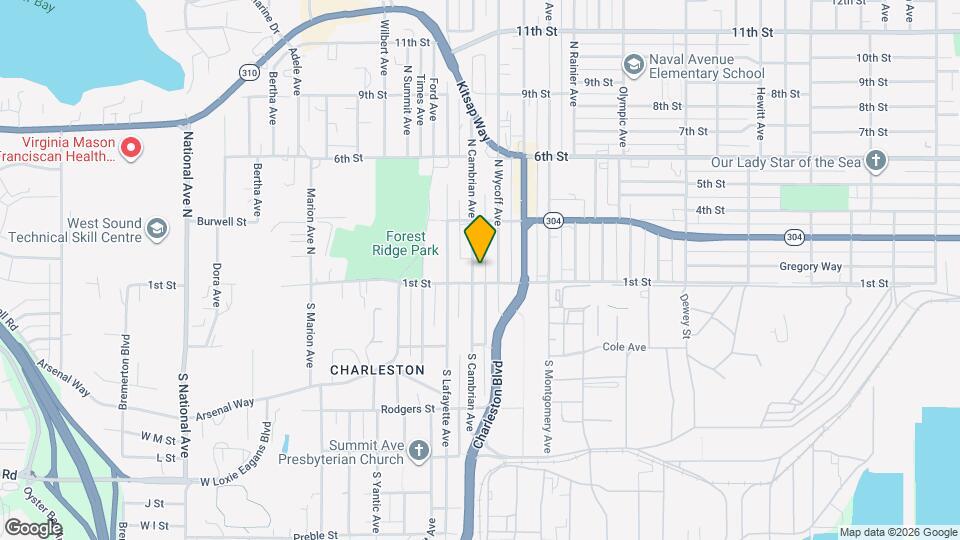 108 N Cambrian Ave Map and Location Details