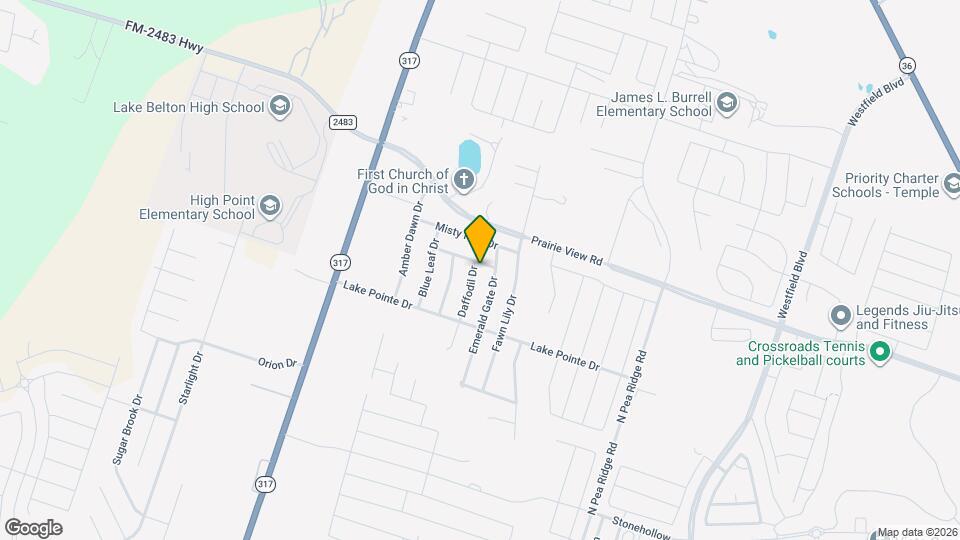 1321 Daffodil Dr Map and Location Details