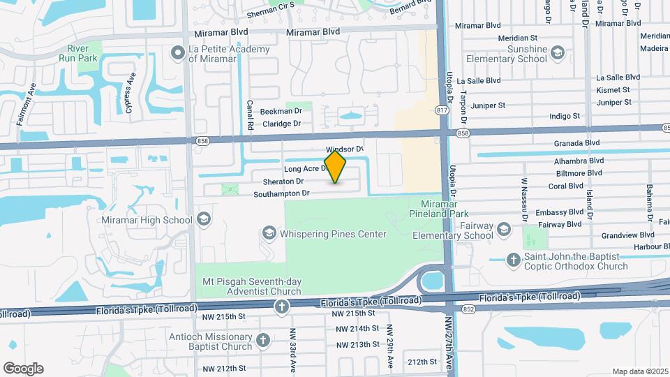 8453 Southampton Dr Map and Location Details