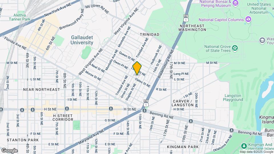1404 Staples St NE Map and Location Details