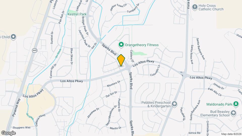 1009 Desert Peach Ct Map and Location Details