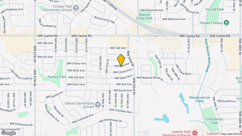 5322 NW Elm Ave Map and Location Details