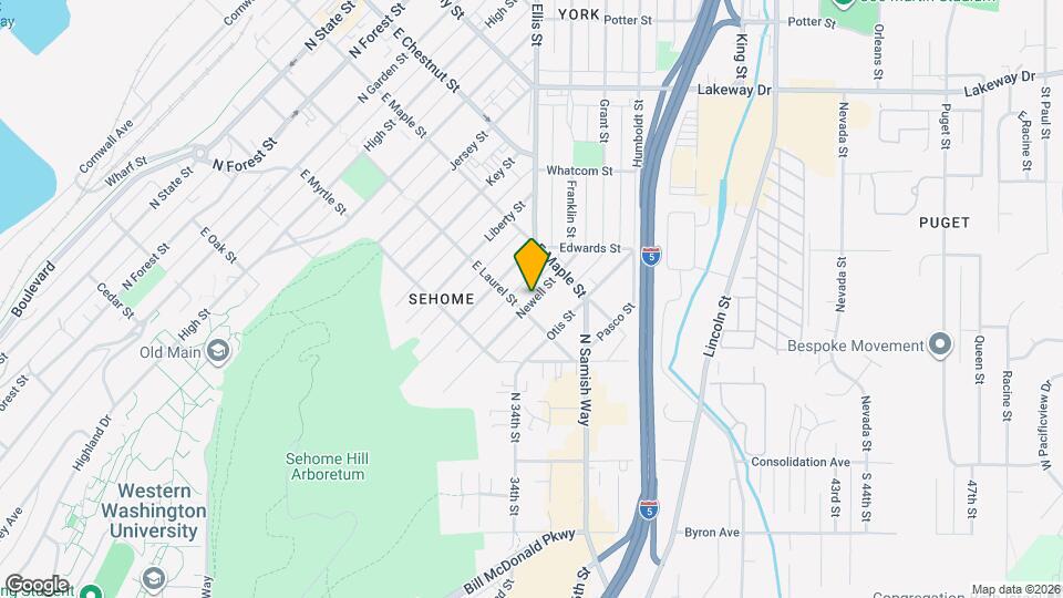 1021 Newell St Map and Location Details