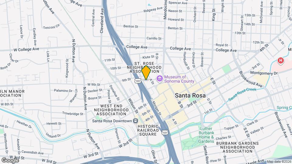 724 Morgan St Map and Location Details