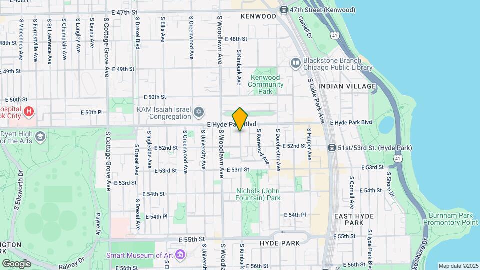 5142 S Kimbark Ave Map and Location Details