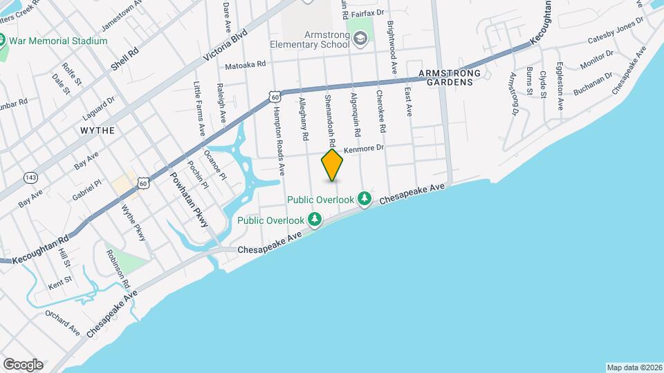 53 Shenandoah Rd Map and Location Details