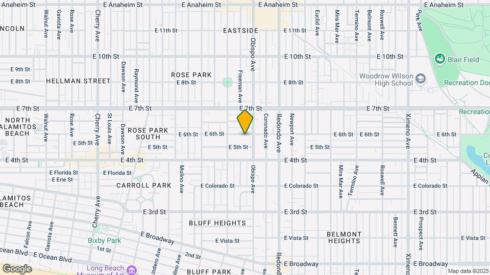 3114 E 6th St Map and Location Details