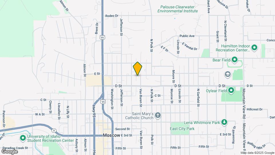 417 East E Street Map and Location Details