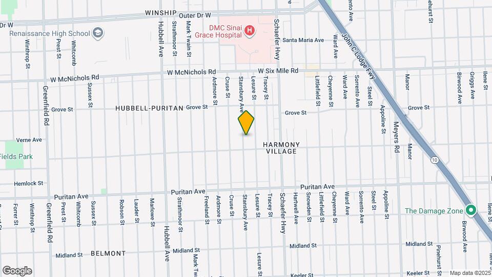 16540 Stansbury Ave Map and Location Details