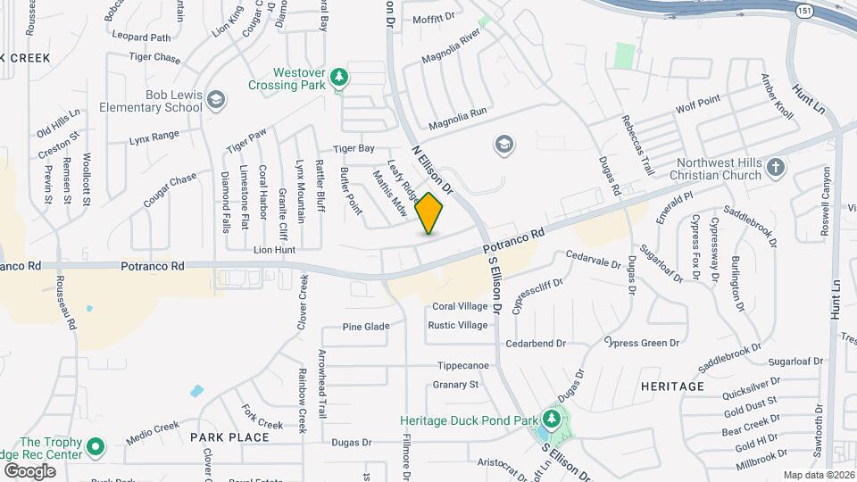 10115 Westover Bluff Map and Location Details