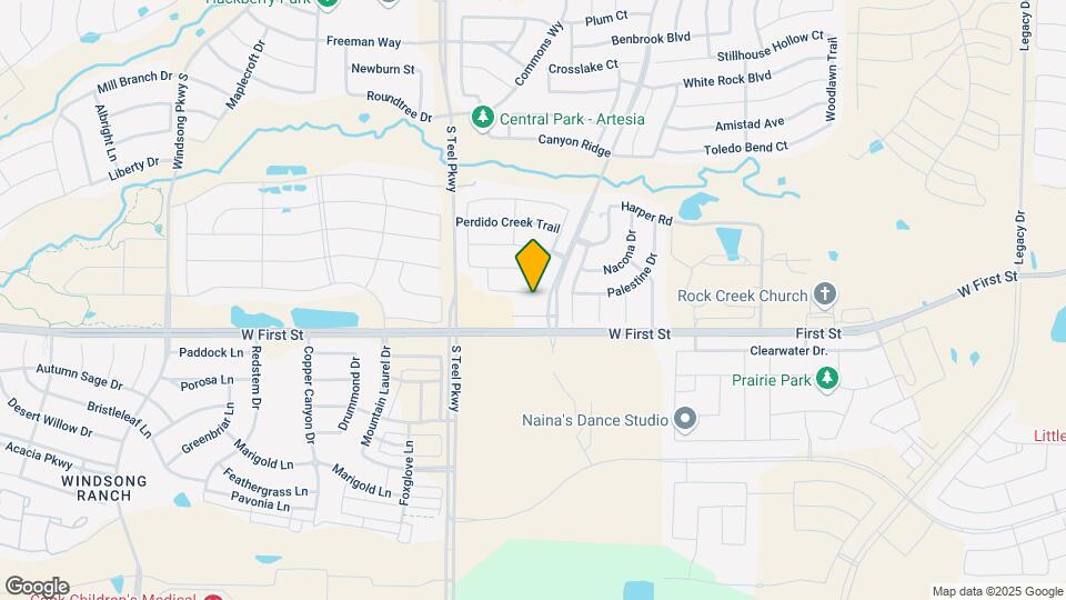 16020 Aquilla Wy Map and Location Details