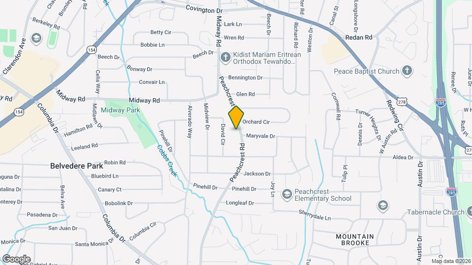 1397 Peachcrest Rd Map and Location Details