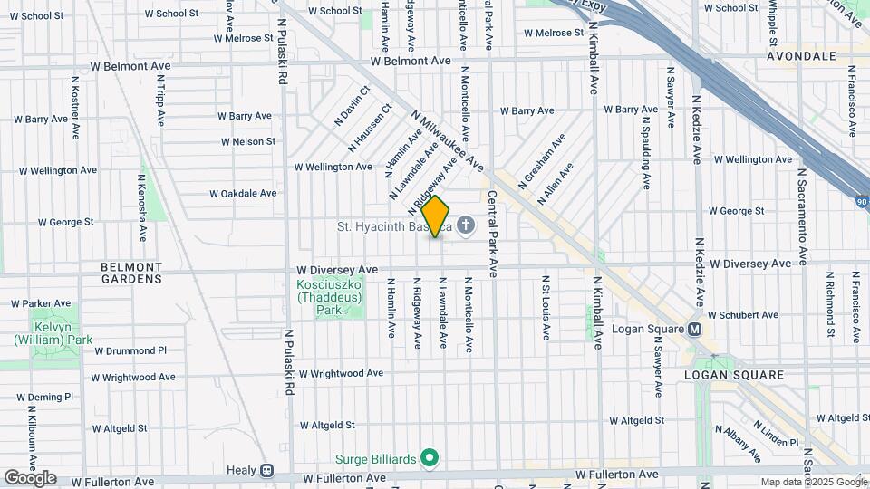 2828 N. Lawndale Ave. Map and Location Details