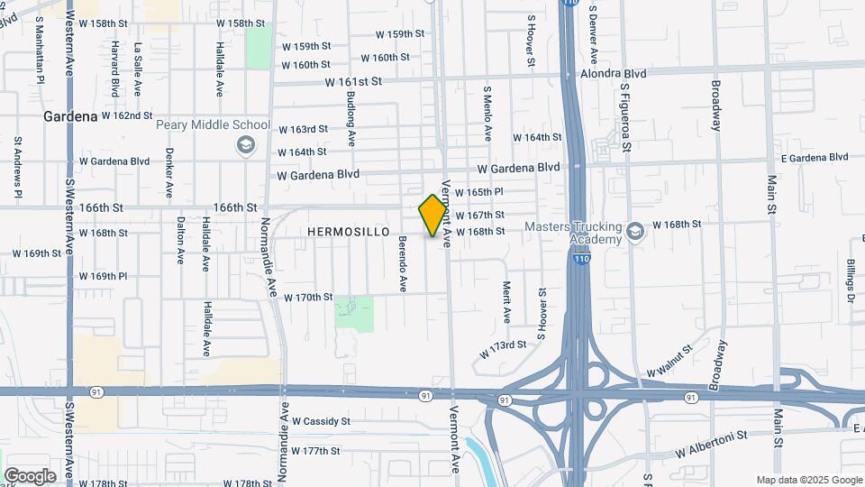 16812 S New Hampshire Ave Map and Location Details