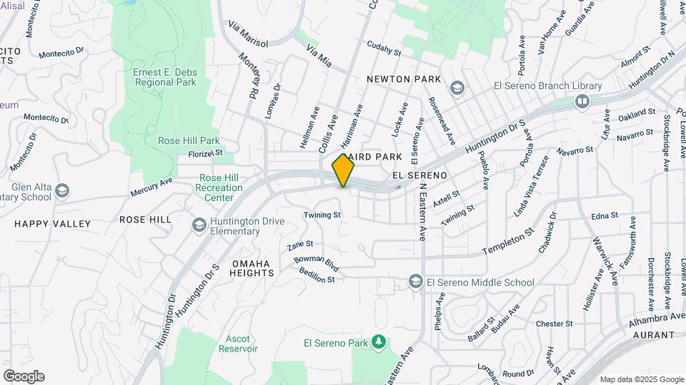 4688 Huntington Dr S Map and Location Details