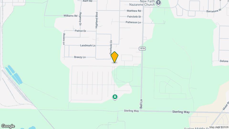 5153 Peach Dr Map and Location Details
