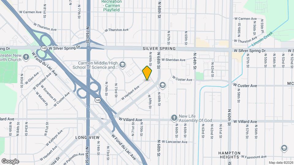 6921 W Herbert Ave Map and Location Details