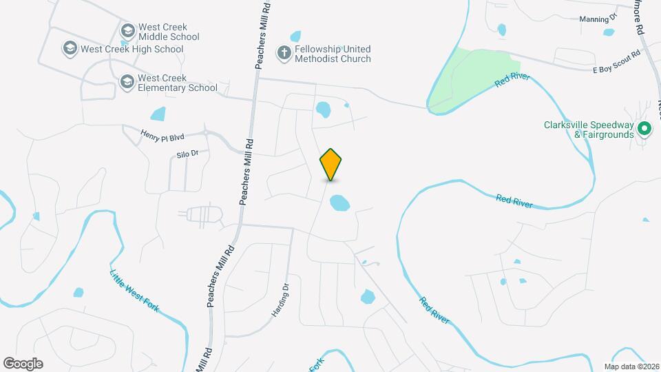 1361 Dan Brown Dr Map and Location Details